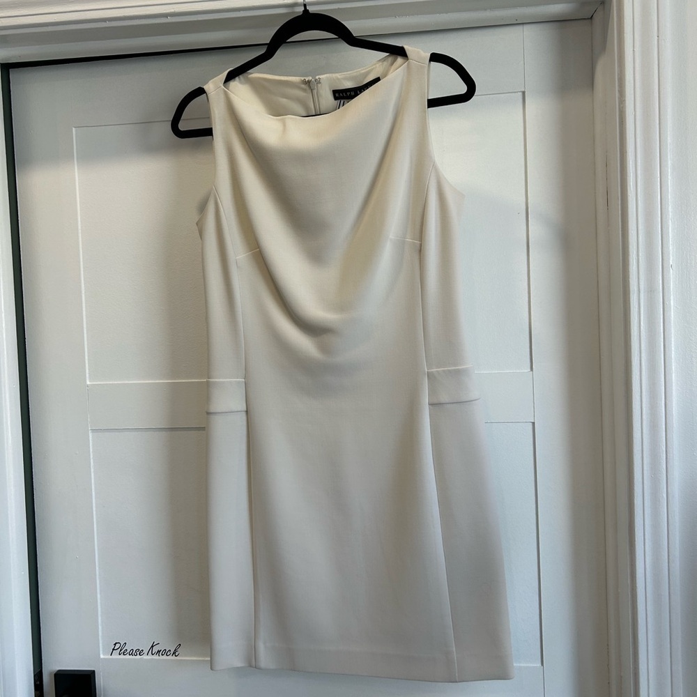 Ralph Lauren Black Label White/Cream Dress Size 6